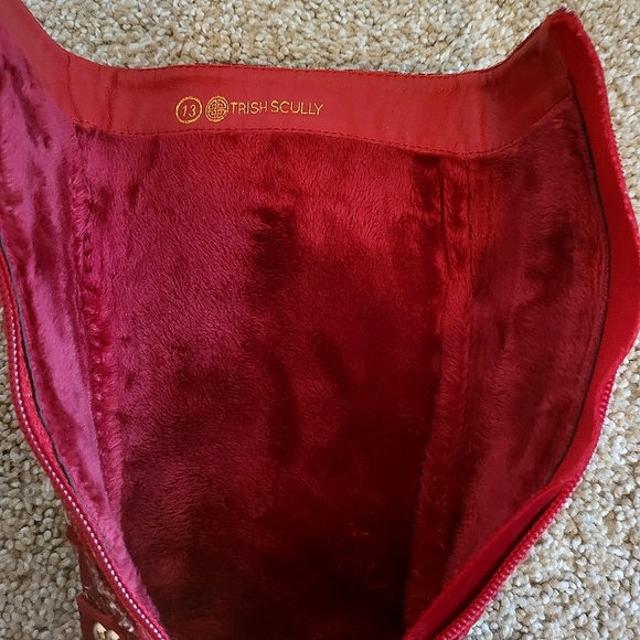 ♥️NWT♥️ TRISH SCULLY GIRLS CRIMSON BOOTS - Picture 11 of 16